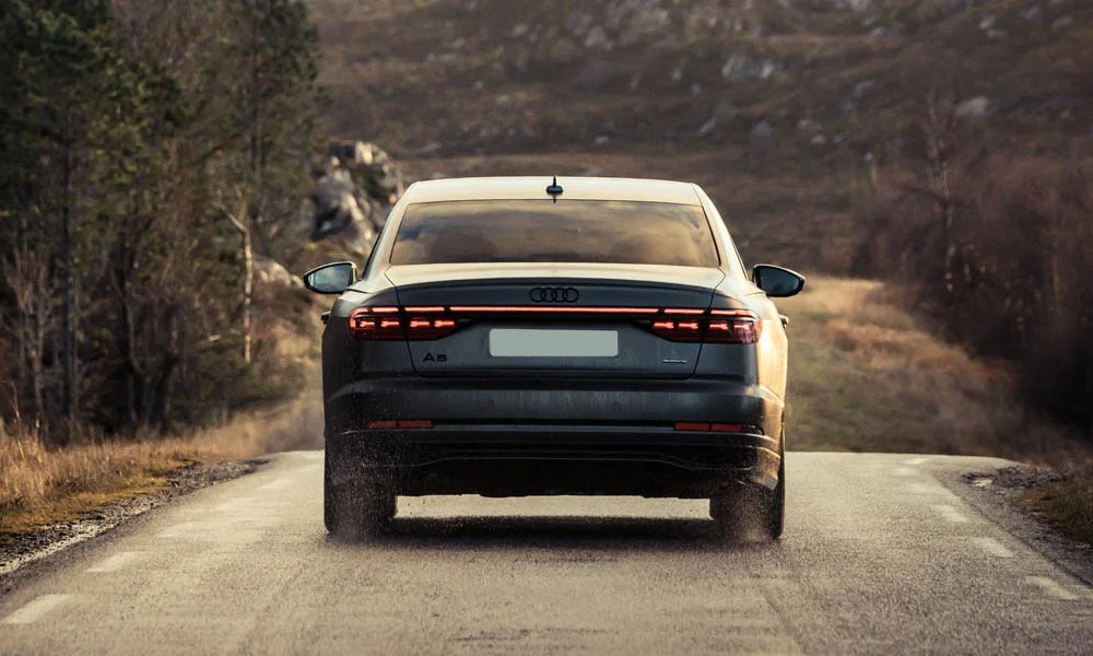 Audi A8 (2024) — вид сзади, фото 3