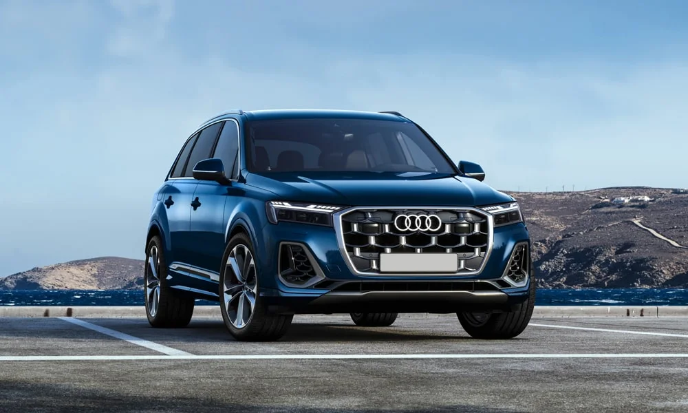 Audi Q7 (2024) — вид спереди, фото 3