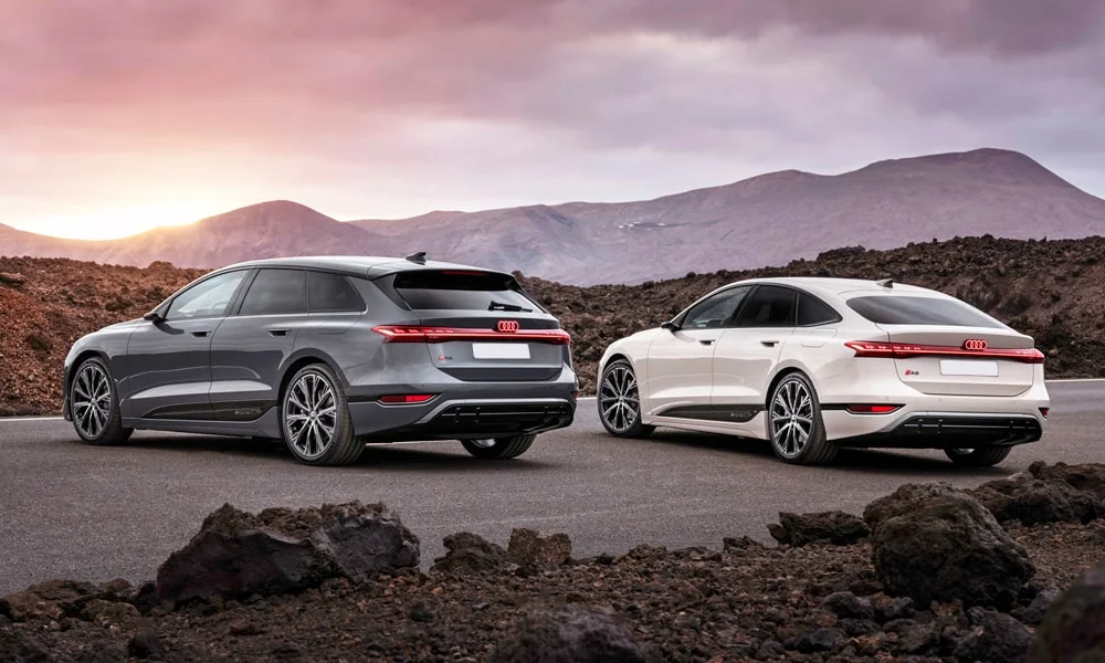 Audi S6 Avant e-tron (2024) — вид сзади, фото 4