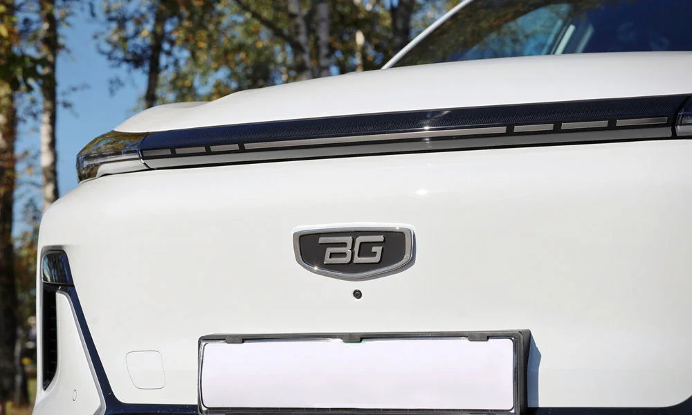 Фото Belgee X80 PHEV — экстерьер. Фрагмент кузова: фактура и исполнение детали Belgee X80 PHEV — экстерьер