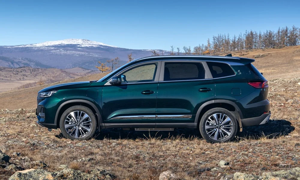 Chery Tiggo 8 Pro Plug-in Hybrid (2023) — вид сбоку