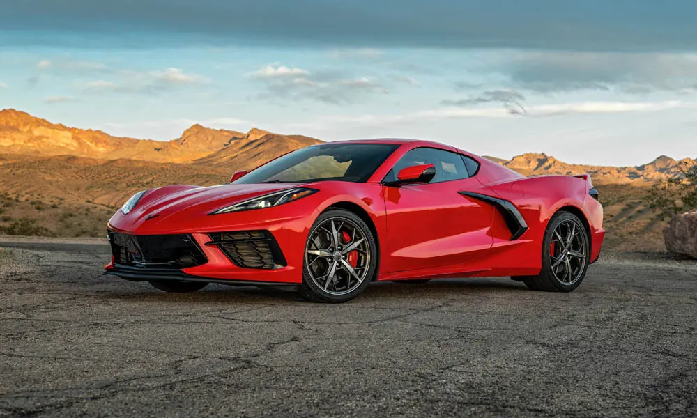 Фото Chevrolet Corvette — вид спереди, фото 8. Оптика, решётка и бампер — первое впечатление о модели Chevrolet Corvette — вид спереди, фото 8