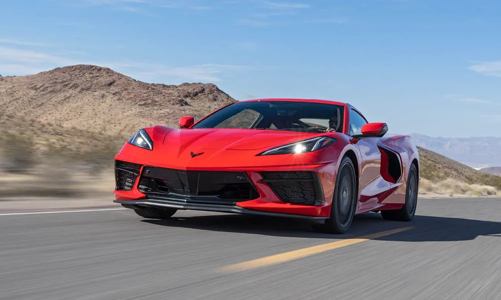 Фото Chevrolet Corvette — вид спереди, фото 11. Оптика, решётка и бампер — первое впечатление о модели Chevrolet Corvette — вид спереди, фото 11