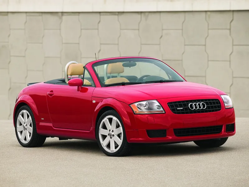 Audi TT рестайлинг 2003, открытый кузов, 1 поколение, 8N (09.2003 - 06.2006)