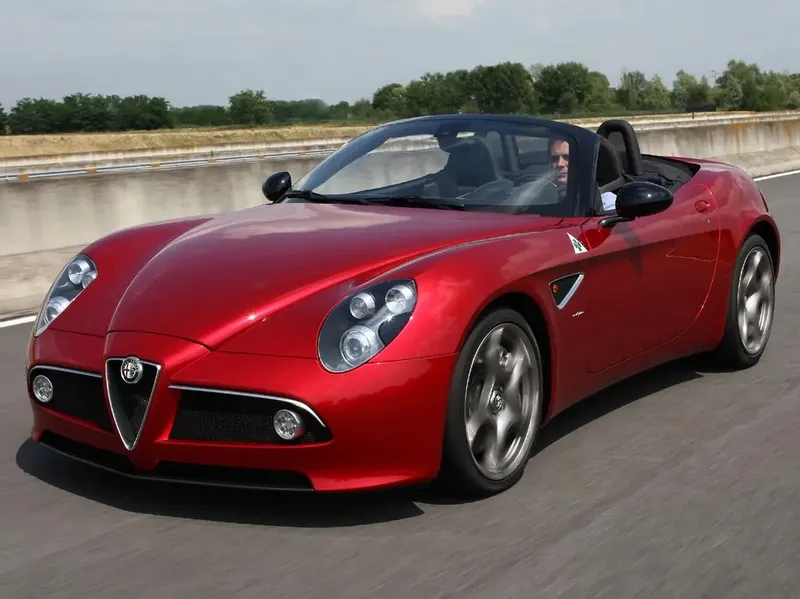 Alfa Romeo 8C 2008, открытый кузов, 1 поколение, 8C Competizione (03.2008 - 01.2010)