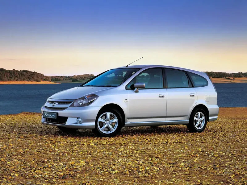 Honda Stream рестайлинг 2003, минивэн, 1 поколение (09.2003 - 01.2006)