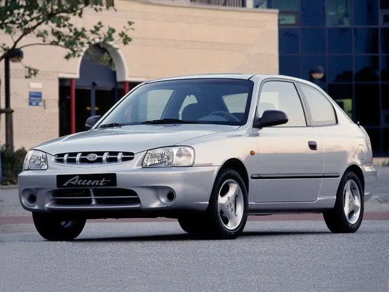 Hyundai Accent 1999, хэтчбек 3 дв., 2 поколение, LC (07.1999 - 03.2003)