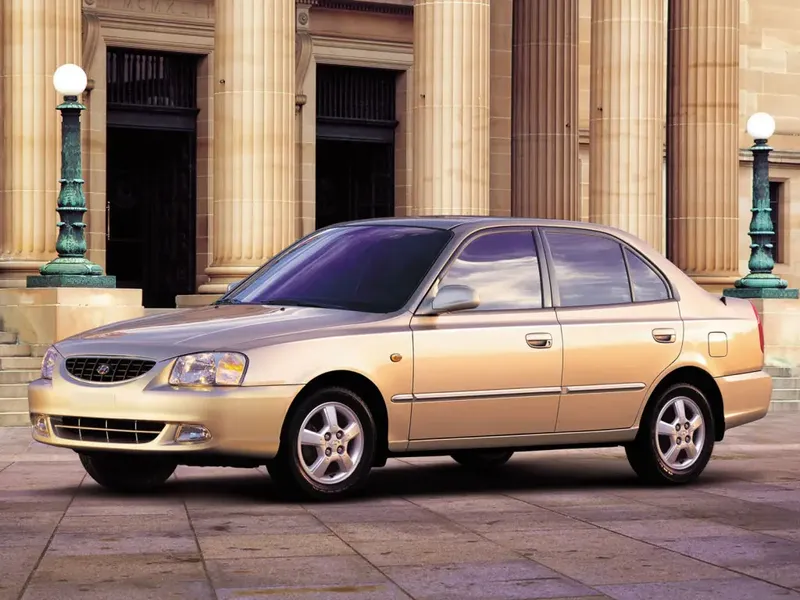 Hyundai Accent 1999, седан, 2 поколение (07.1999 - 03.2003)