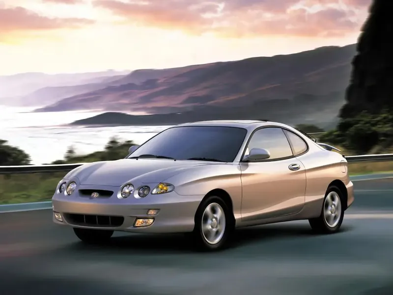 Hyundai Coupe рестайлинг 1999, купе, 1 поколение, RD (09.1999 - 09.2001)