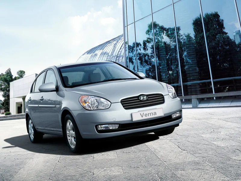 Hyundai Verna 2005, седан, 2 поколение, MC (09.2005 - 06.2009)
