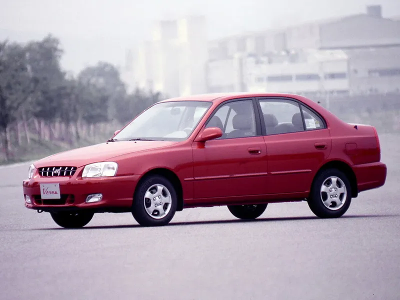 Hyundai Verna 1999, седан, 1 поколение, LC (06.1999 - 07.2002)