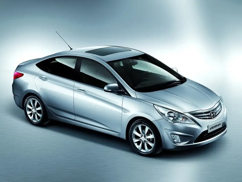 Hyundai Verna 2010, седан, 4 поколение, RB (08.2010 - 03.2014)
