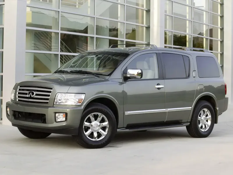 Infiniti QX56 2004, джип/suv 5 дв., 1 поколение, JA60 (03.2004 - 02.2007)