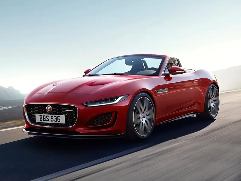 Jaguar F-Type 2-й рестайлинг 2019, открытый кузов, 1 поколение (12.2019 - 04.2022)