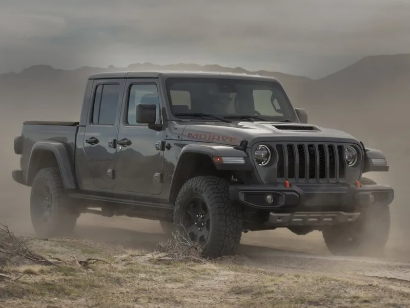 Jeep Gladiator 2018, пикап, 2 поколение, TJ (11.2018 - н.в.)