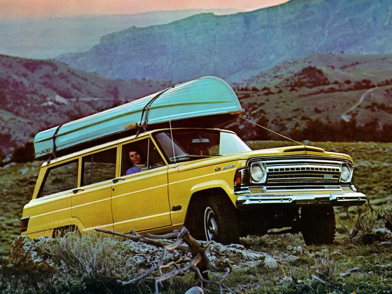 Jeep Wagoneer 2-й рестайлинг 1971, джип/suv 5 дв., 1 поколение, SJ (07.1971 - 07.1975)