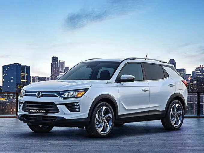 KG Mobility Korando 2023, джип/suv 5 дв., 1 поколение, C300, E100 (03.2023 - н.в.)