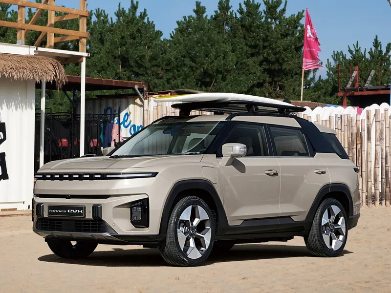 KG Mobility Torres EVX 2023, джип/suv 5 дв., 1 поколение, U100 (03.2023 - н.в.)