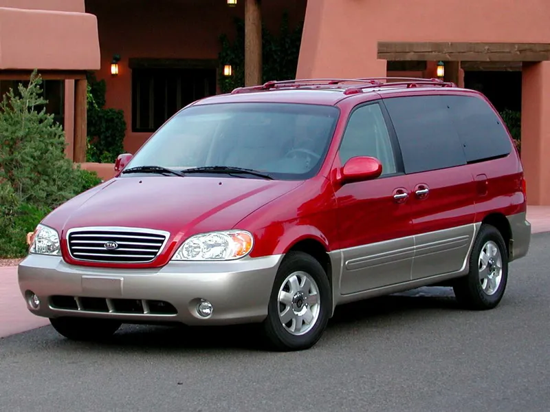 Kia Sedona 2001, минивэн, 1 поколение, GQ (04.2001 - 12.2003)