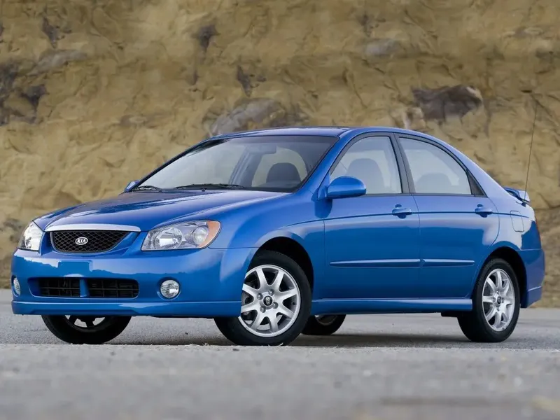 Kia Spectra 2004, седан, 2 поколение, LD (03.2004 - 09.2006)