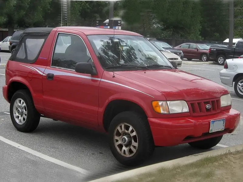 Kia Sportage рестайлинг 1998, джип/suv 3 дв., 1 поколение, JA (09.1998 - 09.2002)