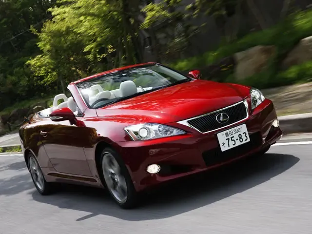 Lexus IS250C рестайлинг 2009, открытый кузов, 2 поколение, XE20 (05.2009 - 05.2014)