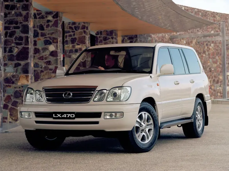 Lexus LX470 рестайлинг 2002, джип/suv 5 дв., 2 поколение, J100 (08.2002 - 03.2005)