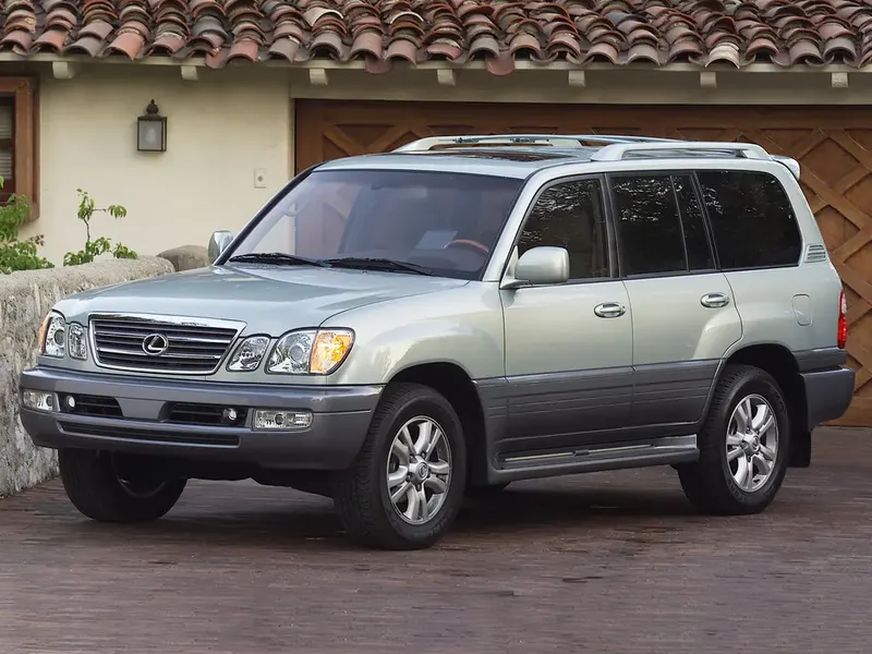 Lexus LX470 рестайлинг 2002, джип/suv 5 дв., 2 поколение, J100 (04.2002 - 01.2005)