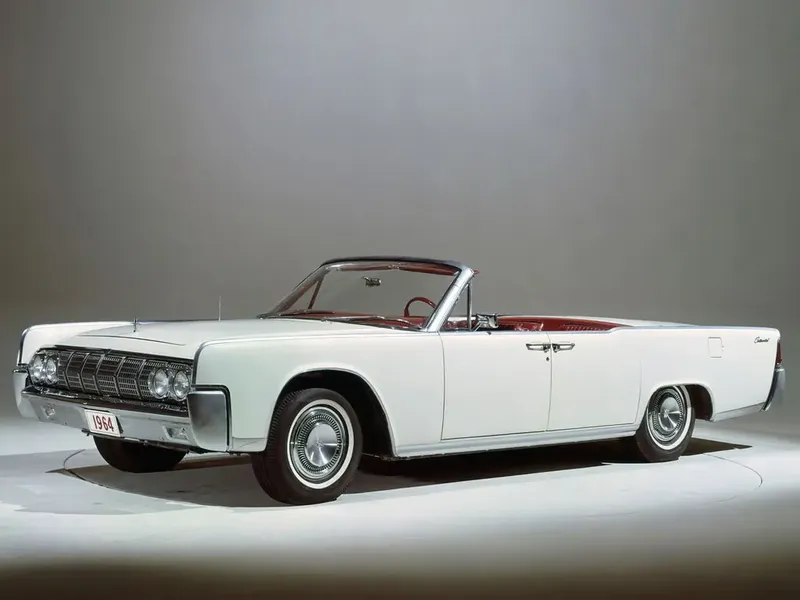 Lincoln Continental 2-й рестайлинг 1963, открытый кузов, 4 поколение (11.1963 - 10.1964)