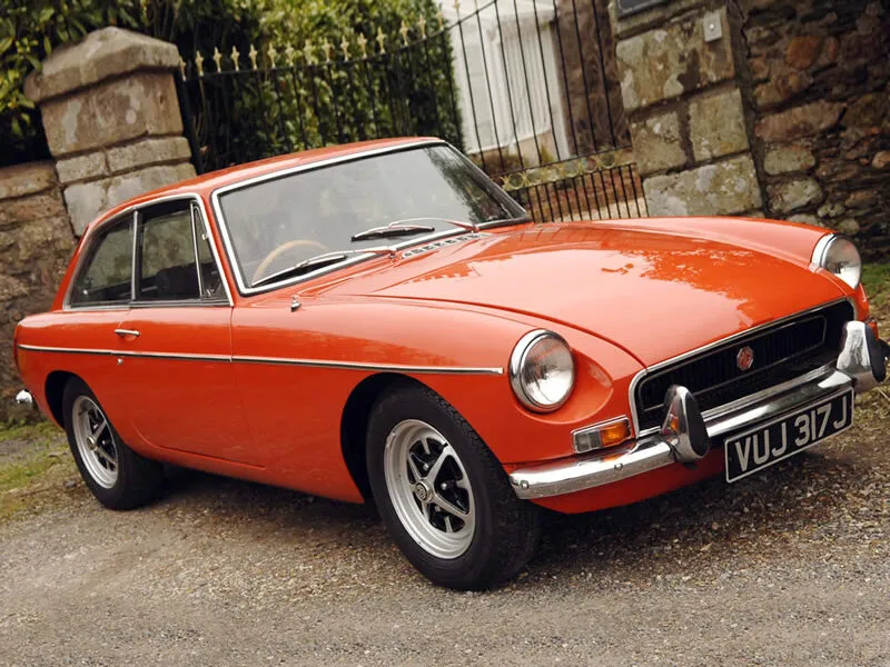 MG MGB рестайлинг 1970, хэтчбек 3 дв., 1 поколение (09.1970 - 10.1972)