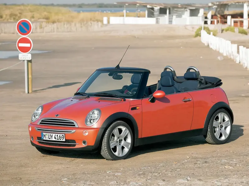 MINI Cabrio 2004, открытый кузов, 1 поколение, R52 (03.2004 - 09.2008)
