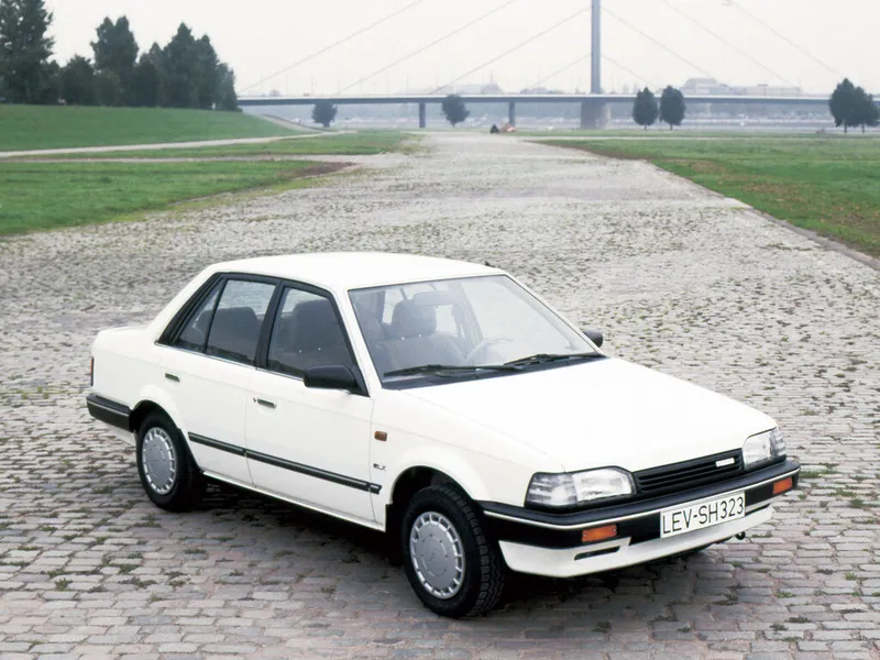 Mazda 323 рестайлинг 1987, седан, 3 поколение, BF (02.1987 - 08.1989)