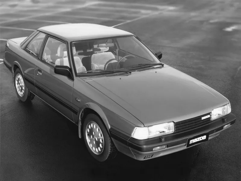 Mazda 626 рестайлинг 1985, купе, 2 поколение, GC (05.1985 - 03.1987)