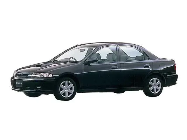Mazda Familia рестайлинг 1996, седан, 8 поколение, BH (10.1996 - 05.1998)