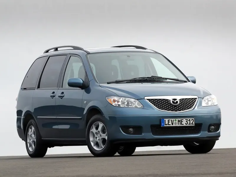 Mazda MPV 2-й рестайлинг 2002, минивэн, 2 поколение, LW (04.2002 - 09.2006)