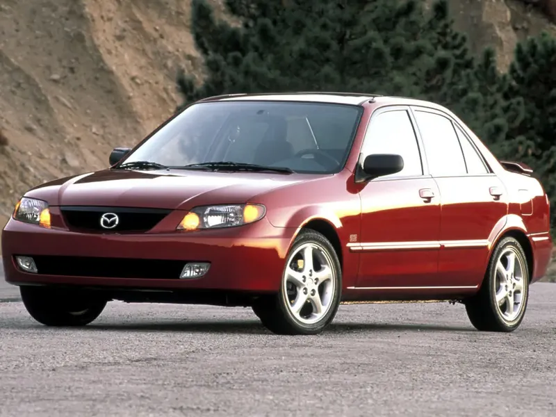 Mazda Protege рестайлинг 2000, седан, 3 поколение, BJ (03.2000 - 09.2003)