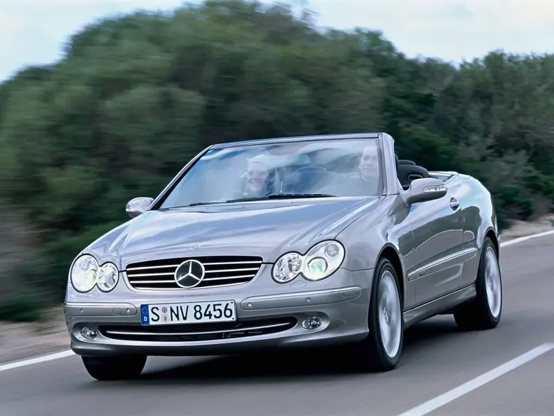 Mercedes-Benz CLK-Class 2003, открытый кузов, 2 поколение, A209 (03.2003 - 04.2005)