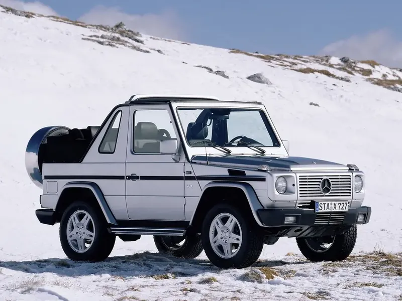 Mercedes-Benz G-Class 2-й рестайлинг 1998, джип/suv 5 дв., 2 поколение, W463 (06.1998 - 10.2001)