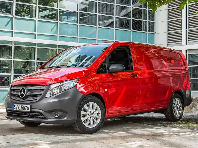 Mercedes-Benz Vito 2014, цельнометаллический фургон, 3 поколение, W447 (11.2014 - 07.2020)