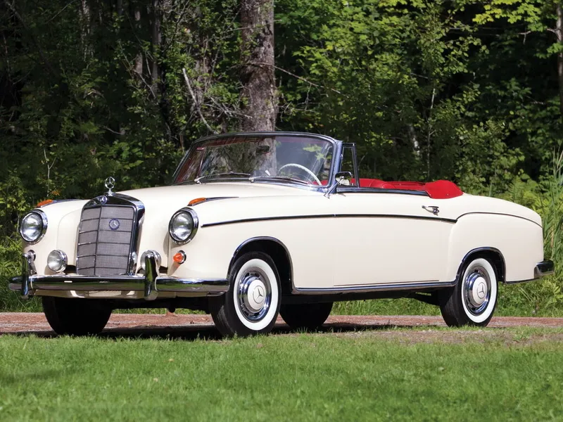 Mercedes-Benz W180 1956, открытый кузов, 2 поколение, W180 II (07.1956 - 10.1959)