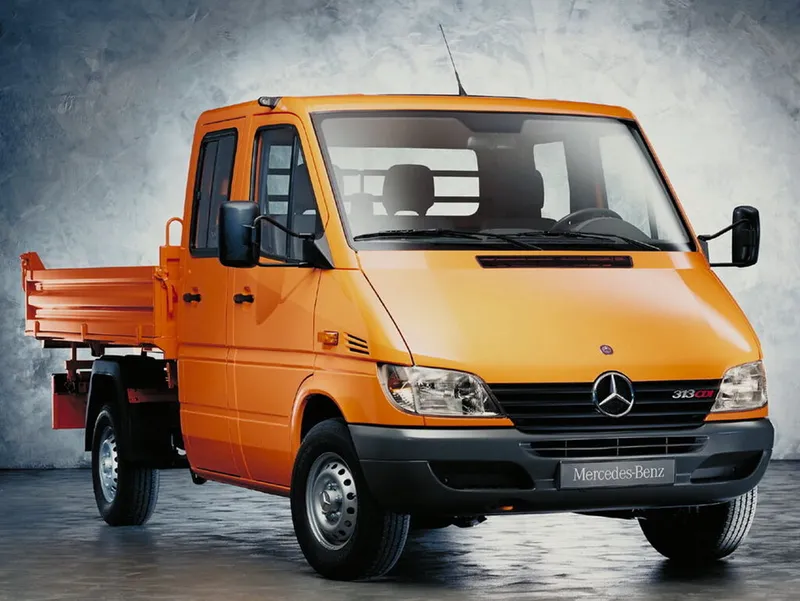 Mercedes-Benz Sprinter рестайлинг 2000, бортовой грузовик, 1 поколение, T1N (04.2000 - 09.2002)