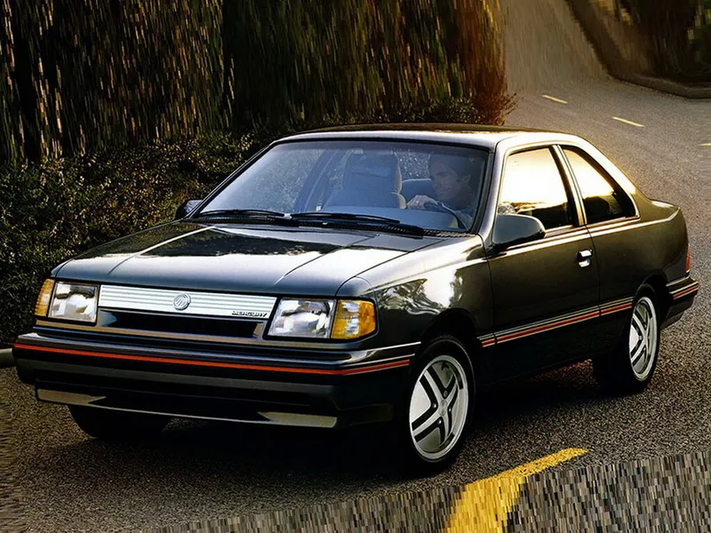 Mercury Topaz рестайлинг 1985, купе, 1 поколение (11.1985 - 10.1987)