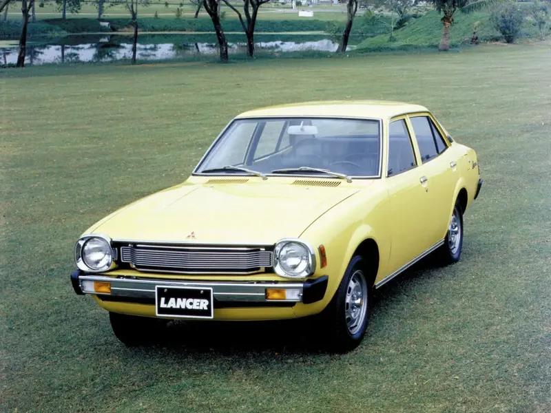 Mitsubishi Lancer 1976, седан, 2 поколение, A140 (12.1976 - 04.1979)