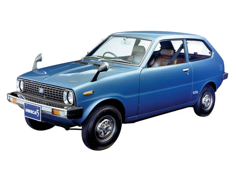 Mitsubishi Minica рестайлинг 1976, хэтчбек 3 дв., 3 поколение (04.1976 - 06.1977)