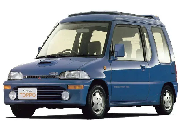 Mitsubishi Minica Toppo рестайлинг 1992, хэтчбек 3 дв., 1 поколение (01.1992 - 08.1993)