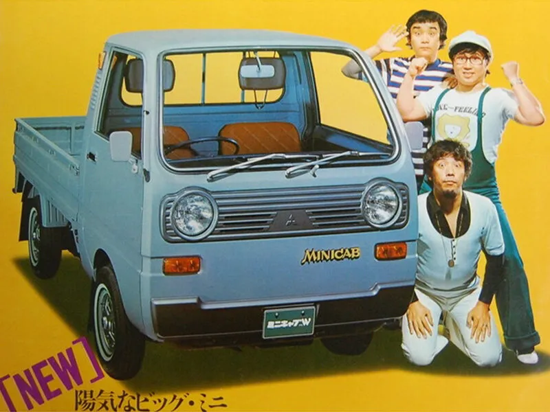 Mitsubishi Minicab 2-й рестайлинг 1973, бортовой грузовик, 2 поколение (09.1973 - 04.1976)