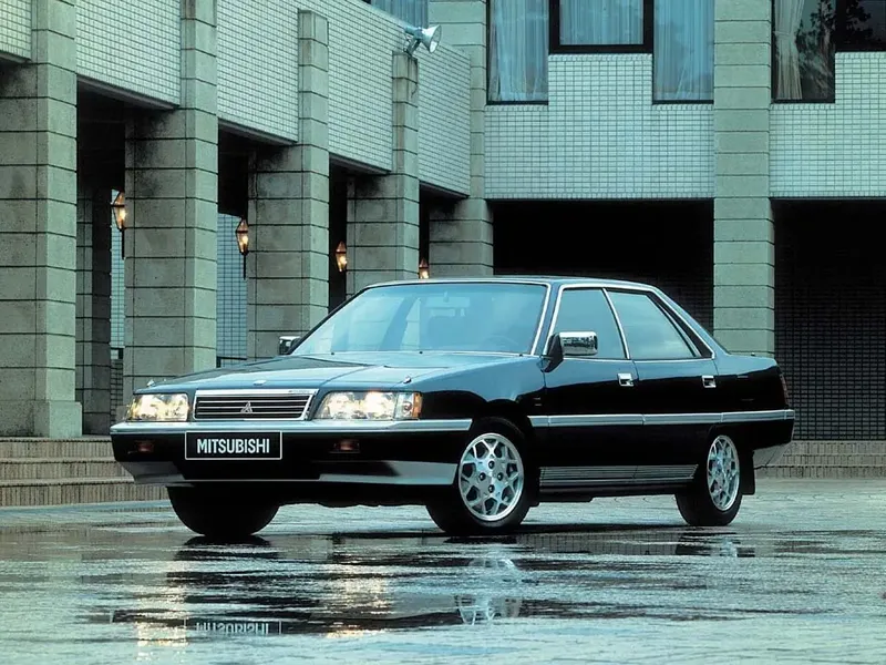 Mitsubishi Sapporo 1987, седан, 2 поколение (06.1987 - 08.1990)