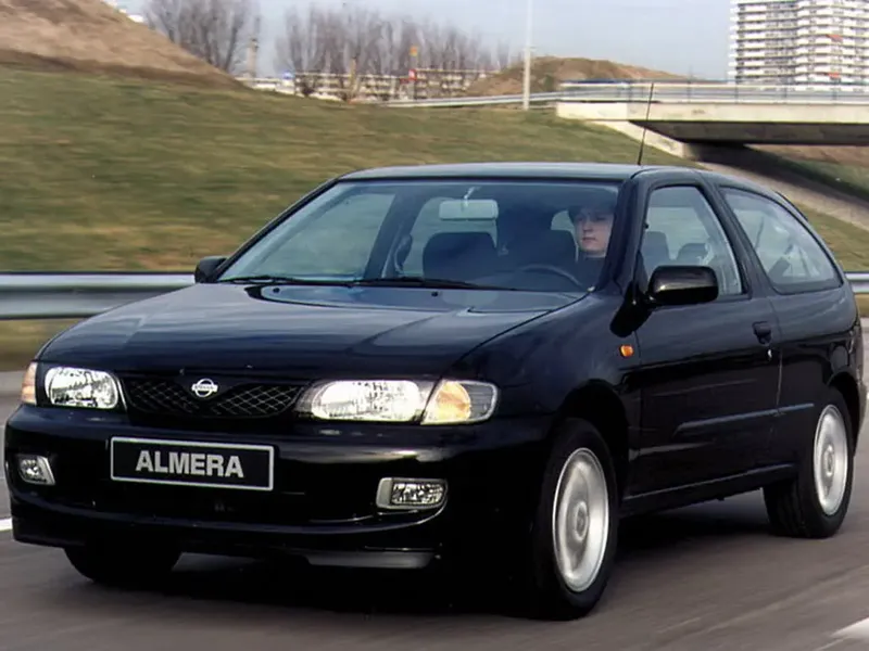 Nissan Almera рестайлинг 1998, хэтчбек 3 дв., 1 поколение, N15 (03.1998 - 01.2000)
