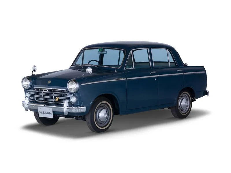 Nissan Bluebird рестайлинг 1961, седан, 1 поколение, 310 (08.1961 - 08.1962)