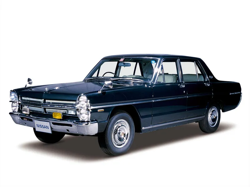Nissan Gloria рестайлинг 1968, седан, 3 поколение, A30 (10.1968 - 01.1971)